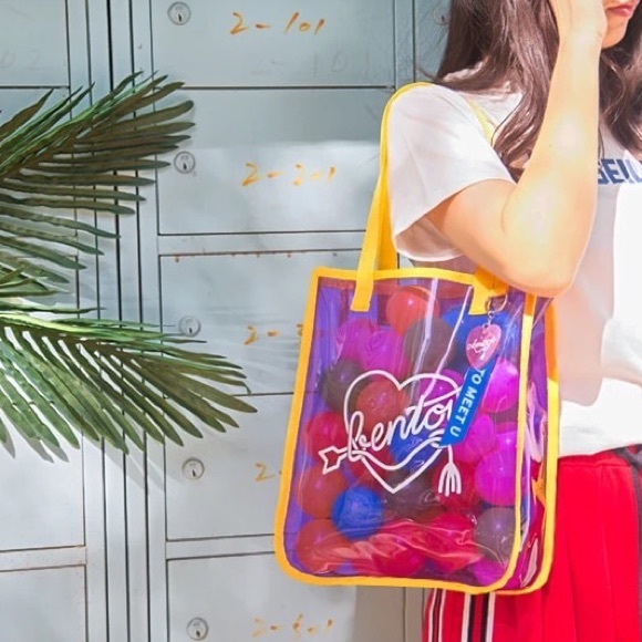 Handbag seethru BENTOY - Picture 1 of 3